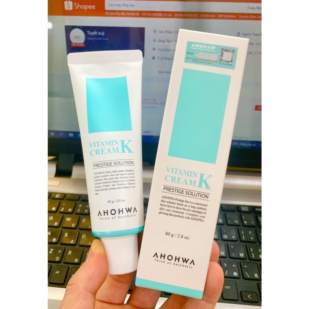 Kem Vitamin K Ahohwa hàng chính hãng size mini, full 80gr