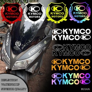 Nhãn dán chữ cái Logo KYMCO cho đề can sửa đổi trang trí phía trước thân xe máy KYMCO