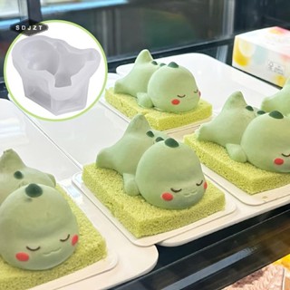 < Sdjzt > Khuôn silicon Pudding sữa rồng Kitty nằm Khuôn làm bánh hoạt hình dễ thương Khuôn làm bánh thạch hoạt hình dễ thương Khuôn làm bánh trang trí bánh Dụng cụ làm bánh đang giảm giá