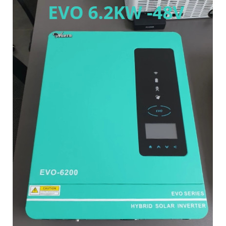 Biến tần EVO 48V-6.2KW  Inverter hybrid hòa lưới/bám tải, độc lập, bù lưới chính hãng. ANEM  6200W-4
