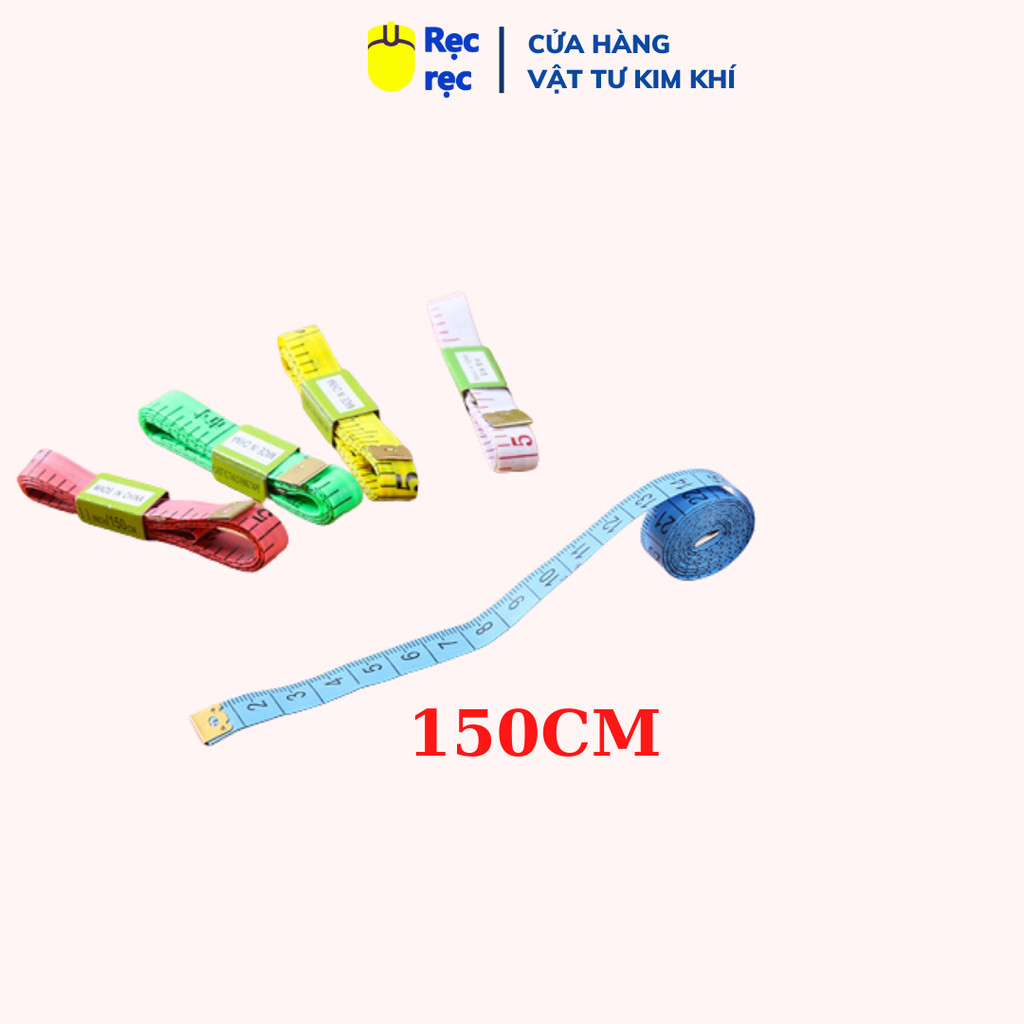 Thước dây đo quần áo 1m5 đầu sắt
