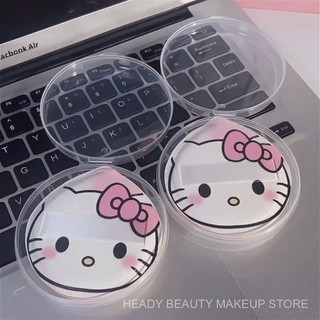 Cute KT air cushion powder puff, cotton specific candy, big water droplet beauty makeup, no wetting, dual-use new cartoon RE8Y