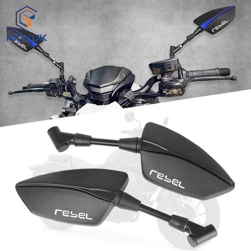 Thích hợp cho Honda Rebel 300 Rebel 500 mẫu năm đa năng phụ tùng xe máy gương chiếu hậu
