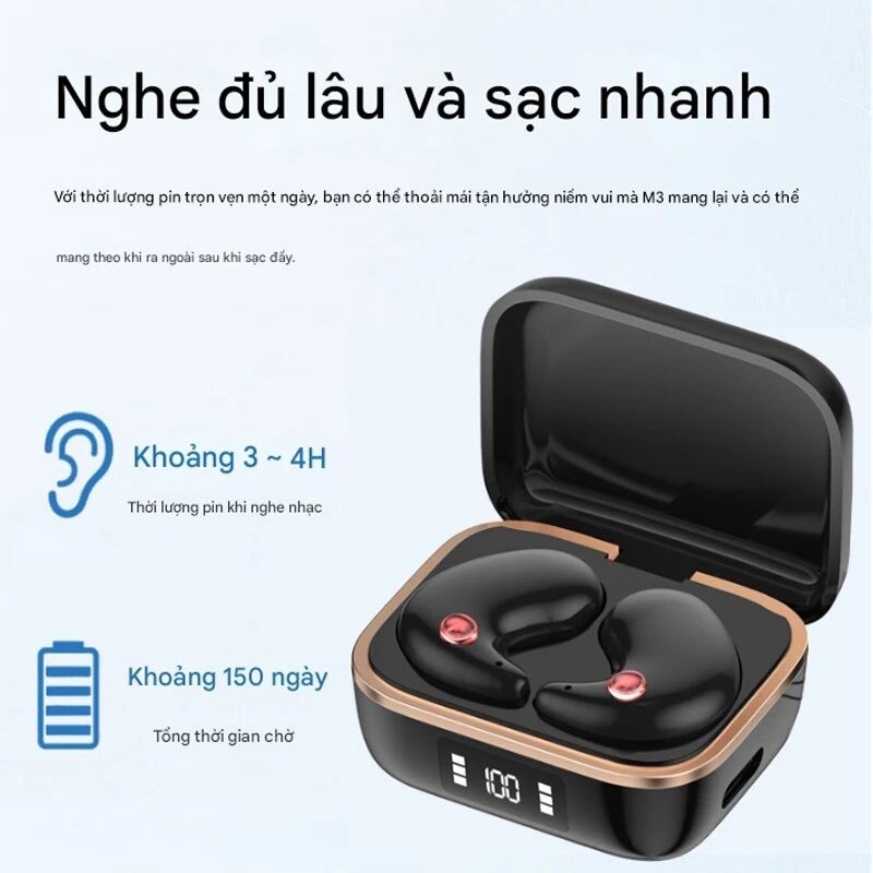 X55 PROTWS J11Bluetooth 5.3 Tai nghe ngủ trong tai HD Stereo Chống nước cho điện thoại thông minh | BigBuy360 - bigbuy360.vn
