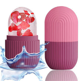  1 Con Lăn Đá Silicon Cho Mặt - Da Massage - Con Lăn Massage Làm Đẹp Cho Mắt Cổ 