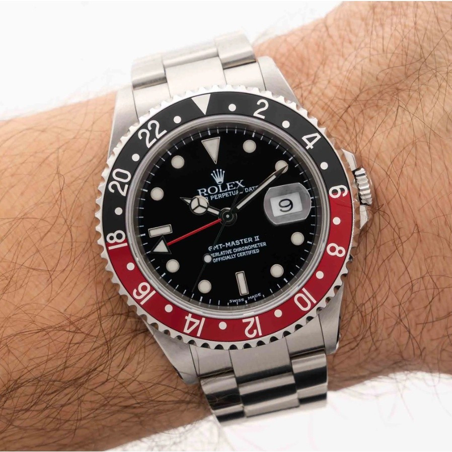 GMX8 Đỏ và Đen _ Rel Giảm giá Coca-Cola AAARolexsógio Hàng tồn kho Đồng hồ nam GMT-Automatic () Thươ