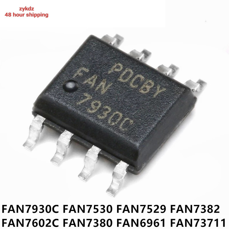 Sản phẩm mới 10 CÁI FAN7930C FAN7930 SOP-8 FAN7602C FAN7602 FAN7530 FAN7529 FAN7382 FAN7380 FAN73711