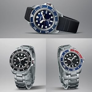 Seiko Prospex Diver Scuba Solar Men's Watch, Various Models Available, Stylish and Durable Timepiece