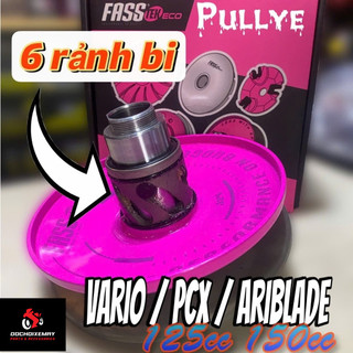 Puly nồi độ Fasstek eco ròng rọc xe tay ga Vario Click Airblade PCX các đời 125cc 150cc 6 rãnh bi DoChoiXeMayShop