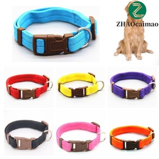ZHAOcaimao ZHAOCAIMAO Cổ Chó Lớn Cổ Chó Dễ Dàng Mặc Cho Chó Trung Bình Cổ Vòng Vải Phụ Kiện Thú Cưng Vòng Cổ Cho Chó