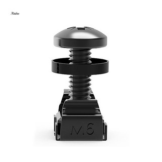 Bộ 50 M6x16mm Tủ Vít Giá Gắn Lồng Hạt Vít Vòng Đệm Cho Khung Máy Chủ Kệ Phân Phối Bộ Định Tuyến, Đen