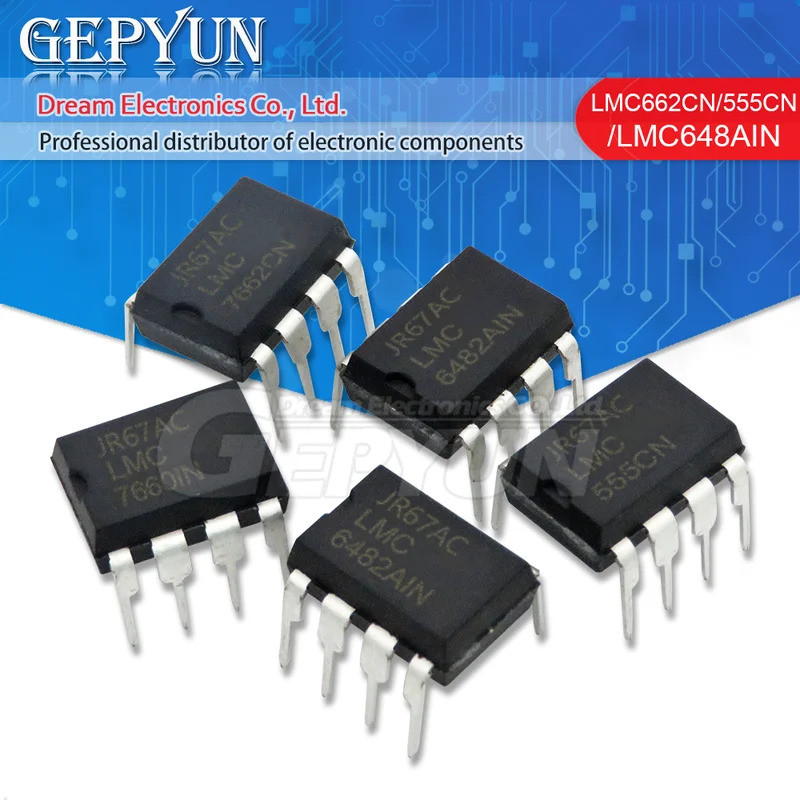 1-5 Miếng LMC555CN DIP-8 LM833N DIP8 LM741CN DIP LM567CN LMC555 LMC662 LM833 LM741