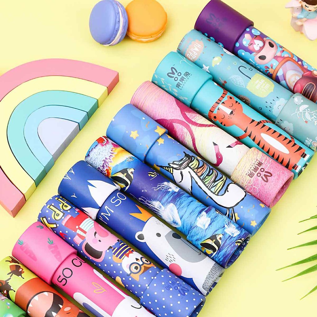 Đồ chơi kính vạn hoa ống nhòm ma thuật Polyprism họa tiết đáng yêu cho bé 888MA