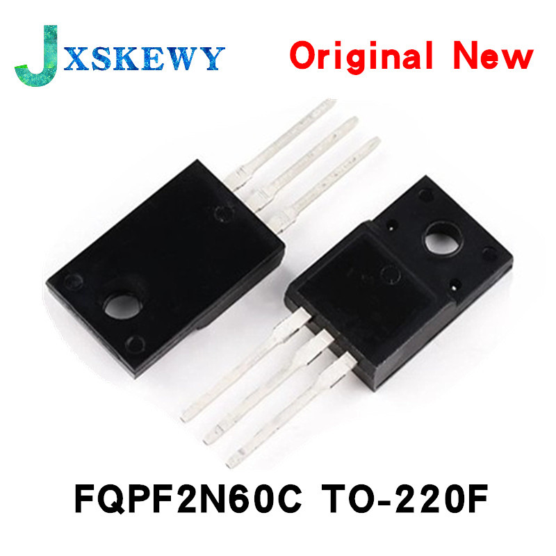 Chip gốc 10 cái / lốc FQPF2N60C TO-220F FQPF2N60 2N60C 2N60 MOSFET kênh N TO220F