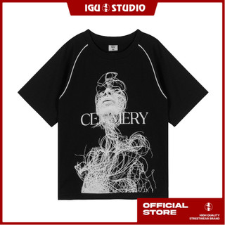 Áo thun nam nữ cemmery localbrand dynamic tee black, áo phông unisex phong cách hàn quốc.