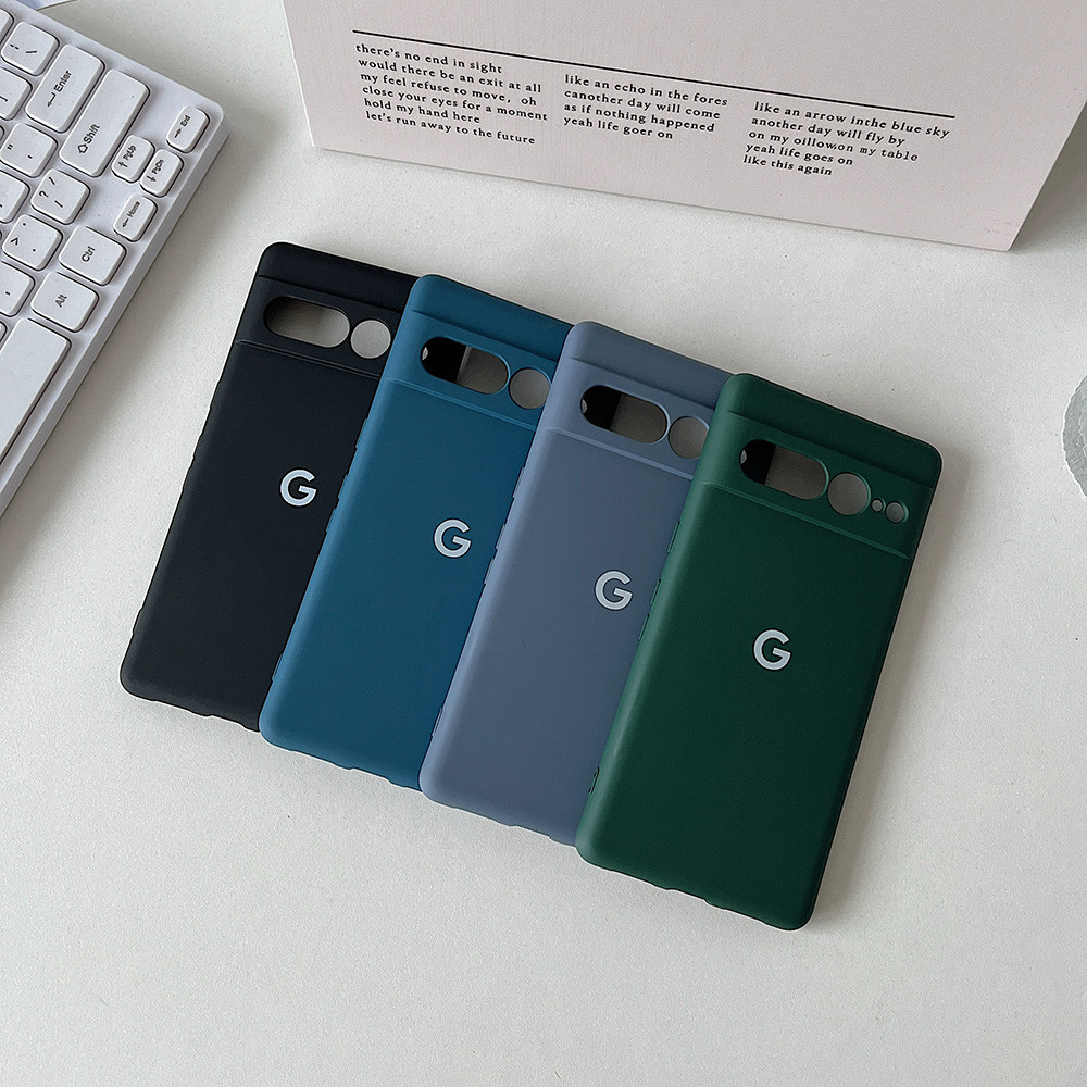 Capa cho Google Pixel 8 8Pro 8a 7 7Pro 7a Ốp điện thoại silicon mềm mại cảm ứng cho Pixel 6 6Pro 6a Coque bảo vệ chống sốc