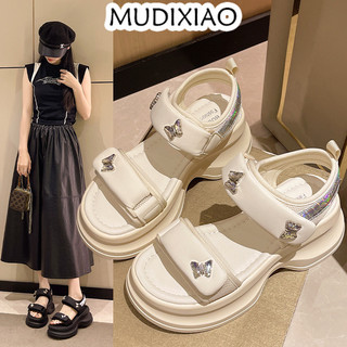Mudixiao dép sandal nữ dép đế cao thoải mái xinh xắn nổi bật đáng yêu đa năng phù hợp fdl2460z1t 28z240709