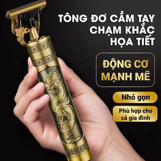  Tông đơ Cắt Tóc Chạy điện mini Tinh Tế Sạc Không Dây USB Máy Cạo Râu KhắcThiết Kế Các Kiểu Tóc đa Dạng 
