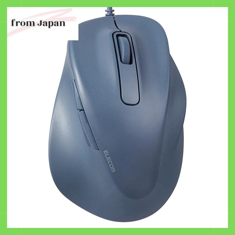 Chuột có dây Elecom EX-G Silent L Size 5 nút "Dịch vụ đánh giá AskDoctors" Xanh được chứng nhận M-XG