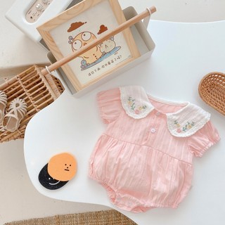 Body Thêu Hoa Cổ Búp Bê Màu Hồng Cho Bé Gái Sơ Sinh 1 2 Tuổi MINTSCLOSET Quảng Châu - BS6297