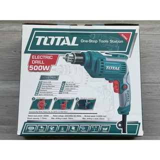 MÁY KHOAN ĐIỆN TOTAL 500W - 10M TD2051026E