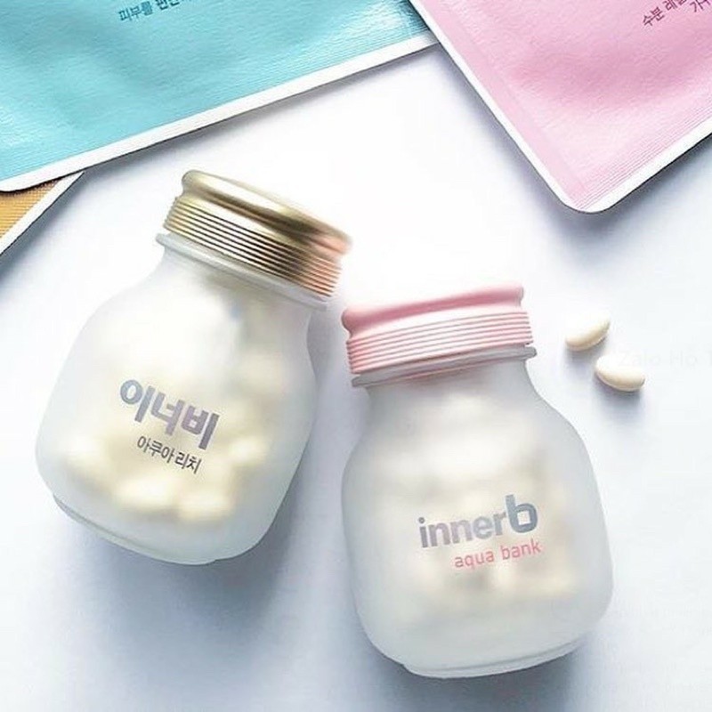 Viên uống cấp nước Innerb aqua rich và inerb aqua bank - MÈO BEAUTY