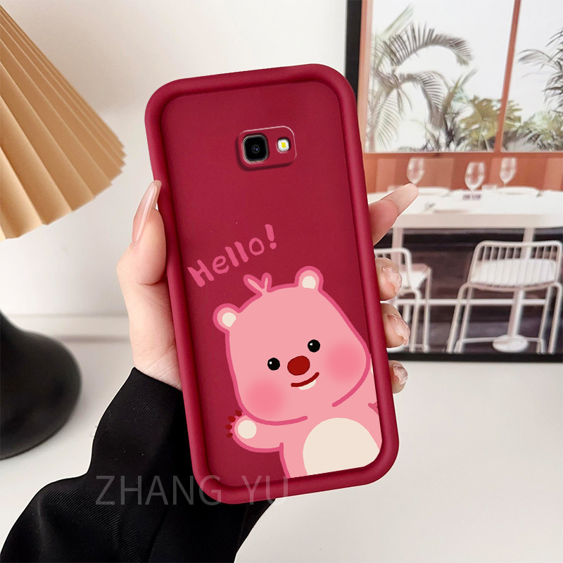 Ốp lưng Samsung J4 PLUS J7 Prime Mới hello Loopy Ốp điện thoại TPU Dễ thương Loopy Soft Case Chống r