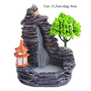 Thác trầm Sơn thủy hữu tình - Tái hiện cảnh núi đá, cây cối, tạo không gian thư giãn