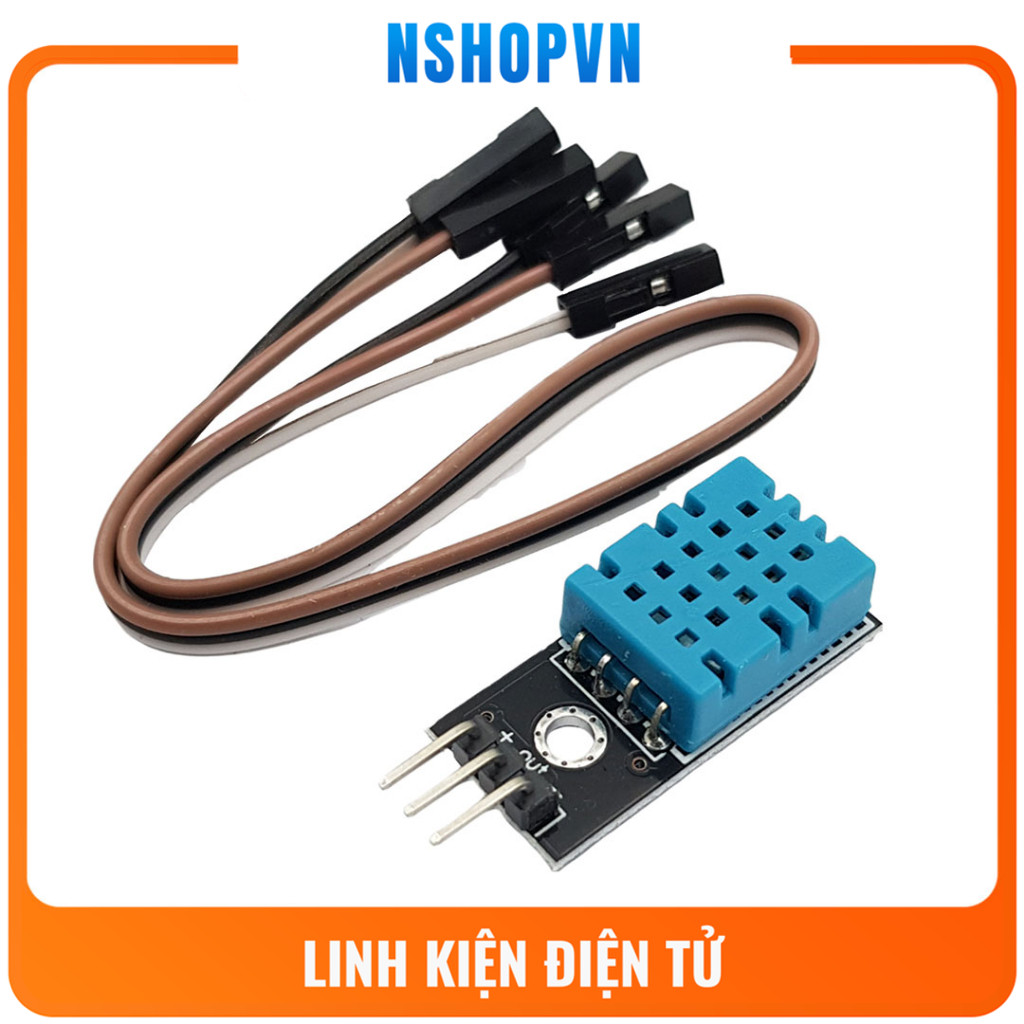 Module Cảm Biến Độ Ẩm, Nhiệt Độ DHT11