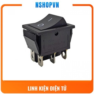 Công tắc bập bênh 6 chân 2 trạng thái KCD4 25x31mm