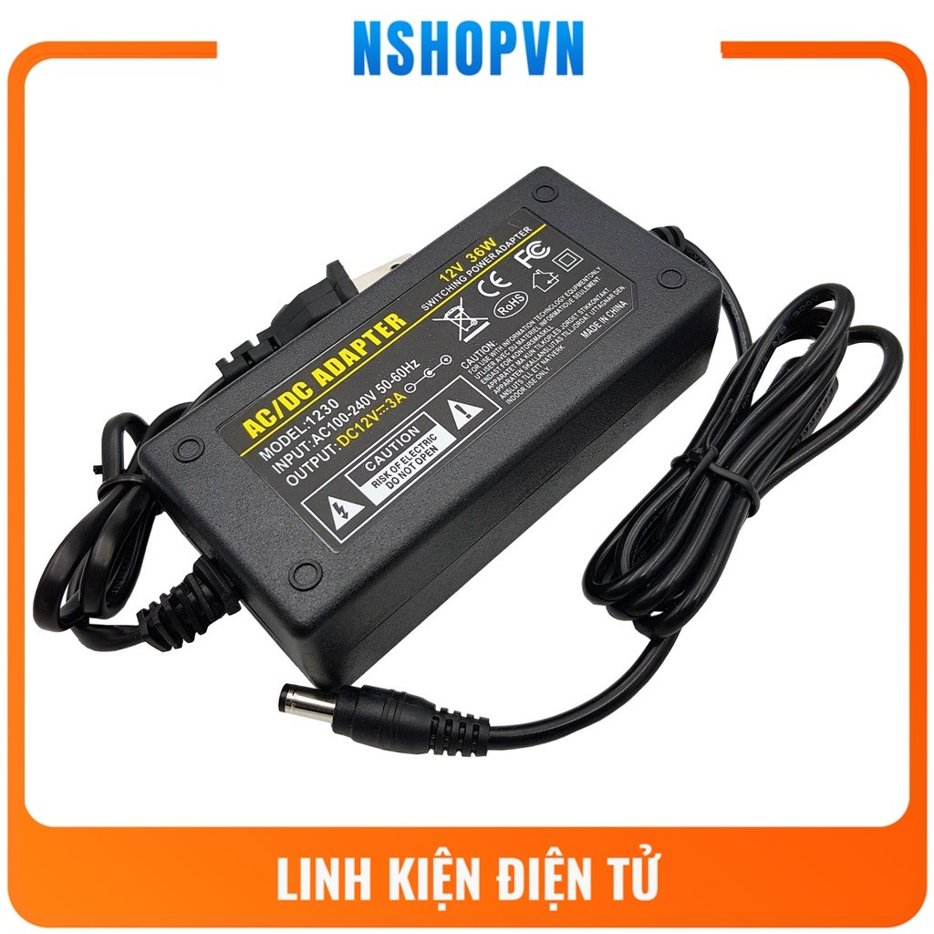 Nguồn adapter 12V 3A