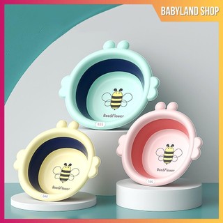 Chậu rửa mặt gấp gọn cho bé - Chậu rửa mặt gấp gọn Chú Ong