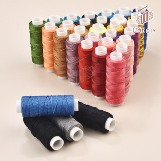 Chỉ sáp tròn khâu may da 0.45mm dài 35m - dụng cụ làm da handmade diy
