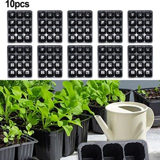 Practical Seed Starting Trays for Robust For Vegetable and Fruit Seedlings 10pcs