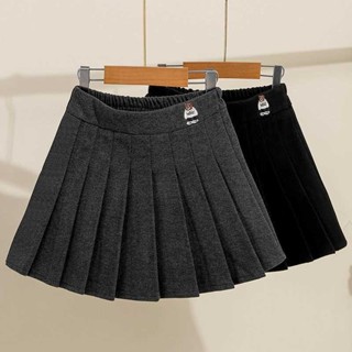 Tiingxuyu Bé Gái Xếp Ly Váy Dày Phong Cách Mới Trẻ Em Tất Cả Trận Đấu Váy Ngắn Thu Đông Bé Gái Preppy Phong Cách jk Váy