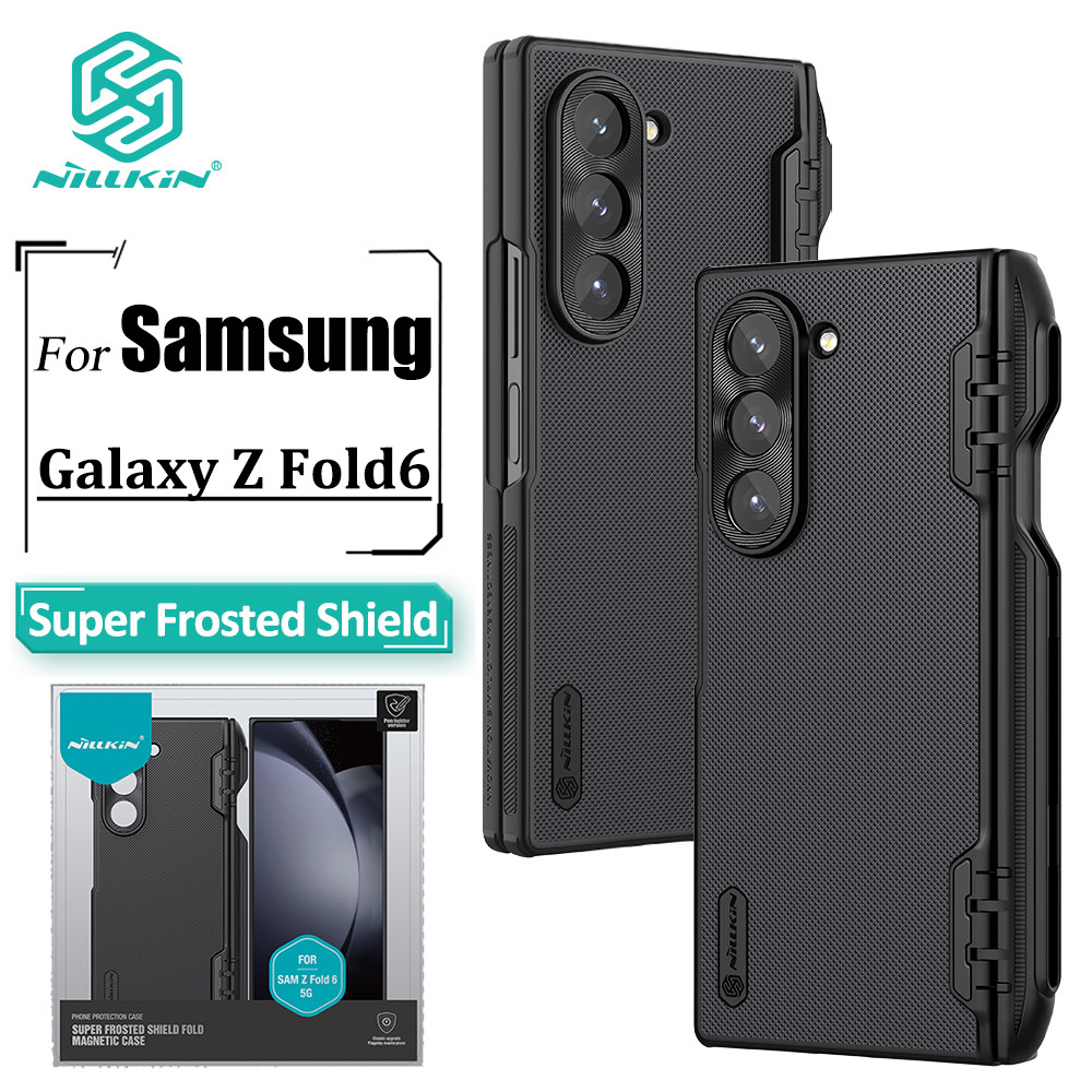 Nillkin Super Frosted Shield Fold Case Samsung Galaxy Z Fold 6 / Fold6 Case Ultra Thin Matte TPU + P