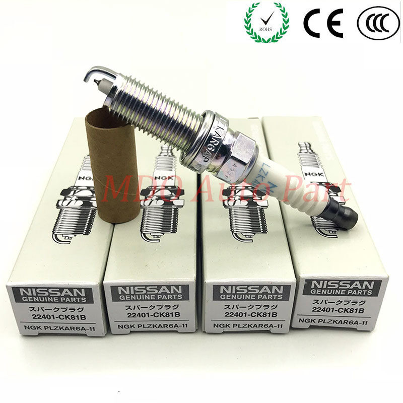 4 chiếc LZKAR6AP-11 Iridium Bugi cho Nissan QASHQAI TIIDA X-TRAIL NOTE MICRA Renault LZKAR6AP11 2240