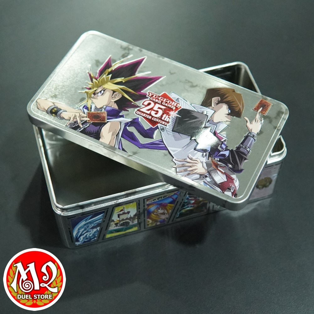 Hộp RỖNG đựng bài Yugioh 25th Anniversary Tin: Dueling Mirrors (không kèm bài) - Xuất xứ Anh Quốc UK