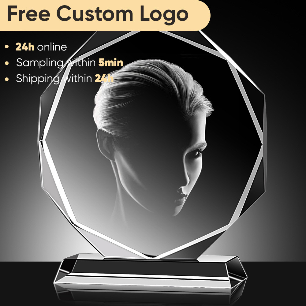 1 Chiếc Miễn Phí Tùy Chỉnh Pha Lê Cúp Trang Trí Golf Trống Pha Lê Cúp Trẻ Em Trang Trí Máy Tính Để B