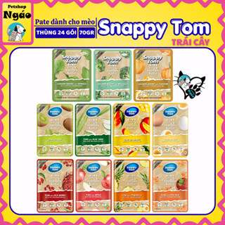 [ Thùng ] Pate Snappy tom trái cây gói 70g cho mèo dinh dưỡng - Pate Snappy ( Ngáo Petshop )