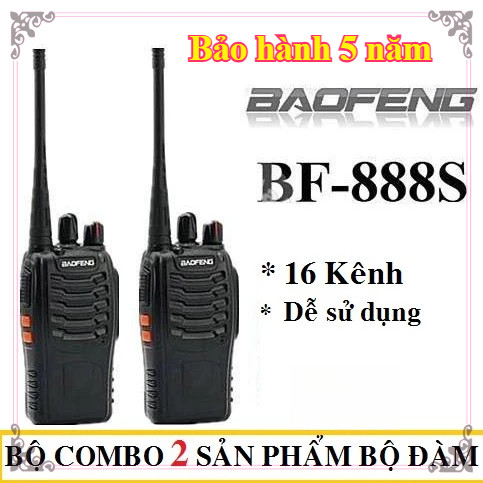 [giá rẻ]COMBO 2 BỘ ĐÀM CHÍNH HÃNG BAOFENG BF888s CỰC CHẤT
