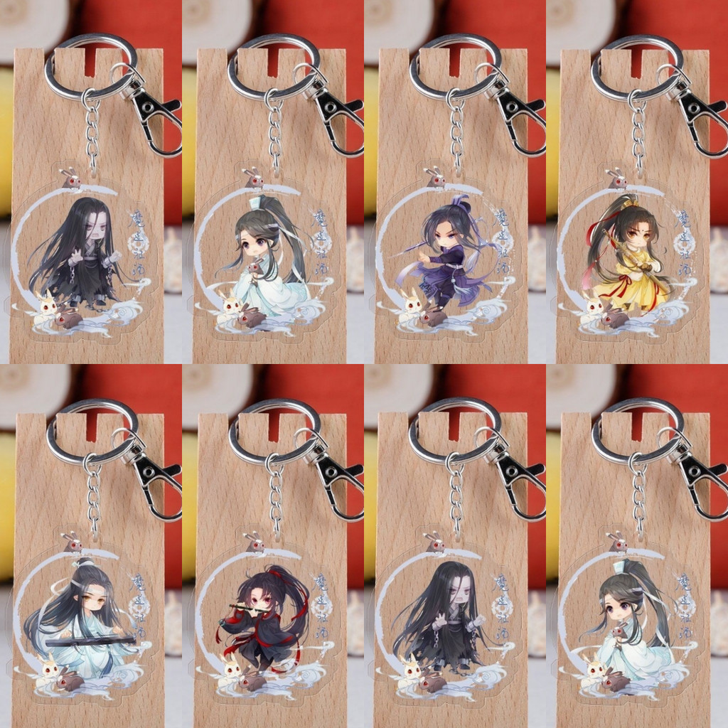 Anime Wei Wuxian Jiang Cheng Jinling Quên Máy Acrylic Móc Khóa Mặt Dây Chuyền