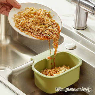 Rổ lọc rác bồn rửa chén Nhamoi xả rác thông minh, khay lọc rác thoát nước tiện lợi cho nhà bếp Nhamoi