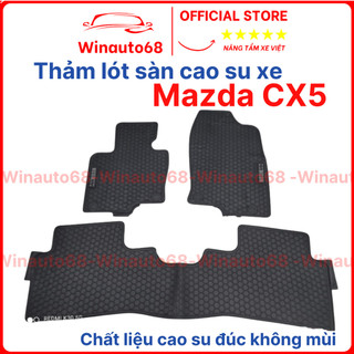  Thảm LÓT SÀN Xe Mazda CX5 2014-2025 chất liệu cao su đúc không mùi không thấm nước dễ vệ sinhMẫu NISSIN 