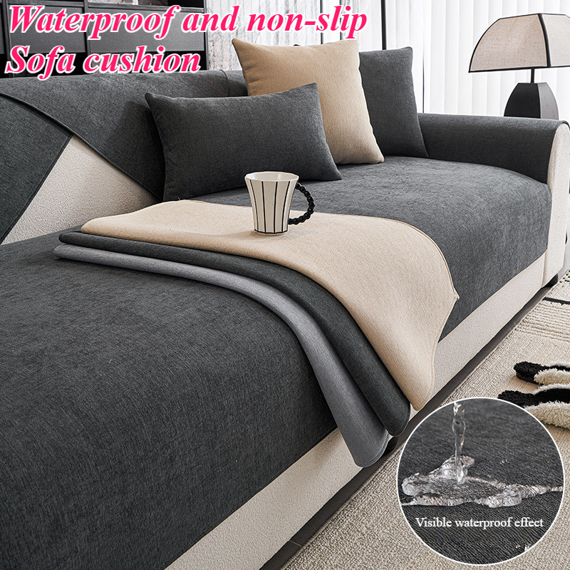 Đệm Sofa Chống Trơn Trượt Chenille, Đệm Bảo Vệ Sofa Đa Năng Bốn Mùa, Thích Hợp Để Trang Trí Nhà Cửa