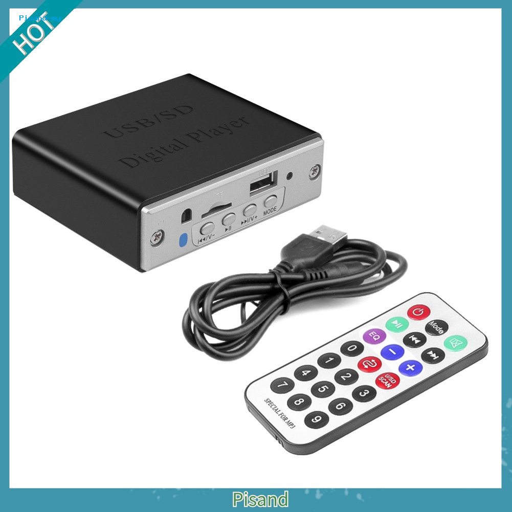 Pisand Bluetooth 50 Xe USB MP3 Máy Nghe Nhạc FM Radio TF Card Decoder Board Module