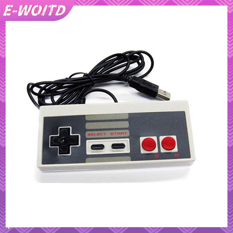 E-WOITD 1 / 2 Chiếc NES Bộ Điều Khiển USB Có Dây Tay Cầm Chơi Game PC / USB / NES Máy Tính Trò Chơi 