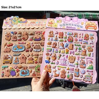  Đồ chơi hình dán miếng dán sticker hoạt hình in nổi 3D chống thấm nước size lớn nhiều mẫu cho bé 