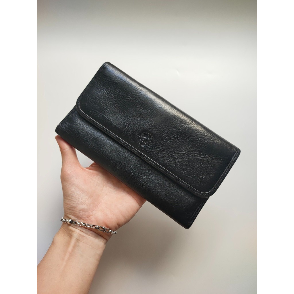 Ví bóp clutch da thật VD257 nam/nữ secondhand wallet vintage Đồ Si Bon