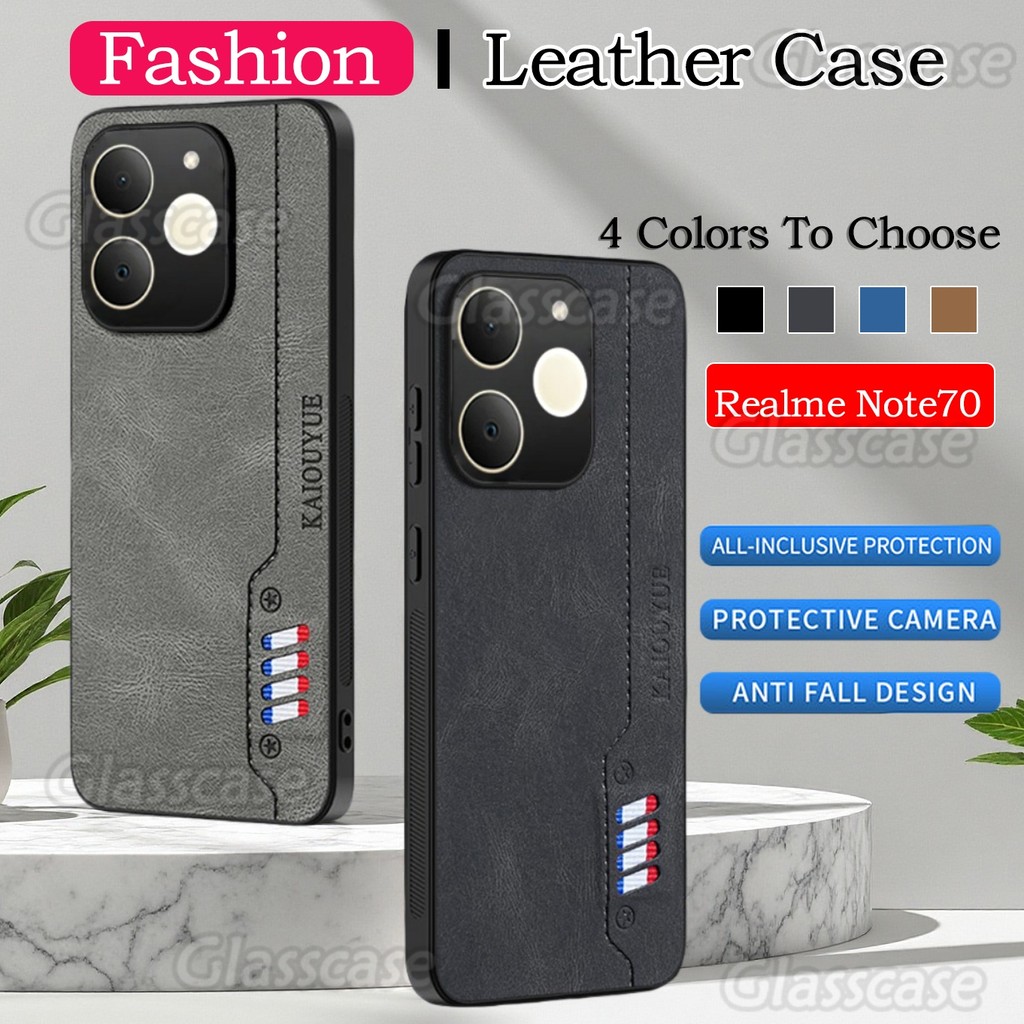 Vỏ Realme Note 70 2025 Cho Realme Note 70 7 0 T 70T Note70 Note70T Đơn Giản Kinh Doanh Họa Tiết Da N
